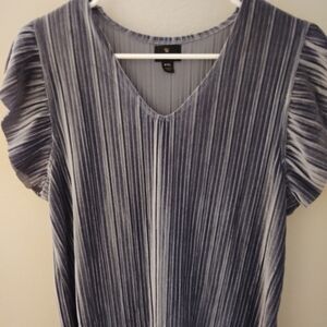 Worthington V-Neck Blouse with Ruffled Sleeves